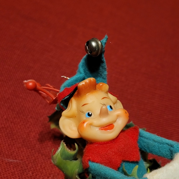 Vintage Knee Hugger Felt Elf - Picture 6 of 13